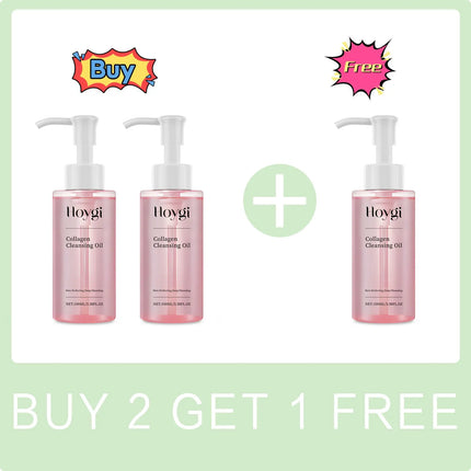 Collagen Cleansing Oil Makeup Remover Dissolve Sunscreen Deep Cleansing Pores Exfoliation Blackhead Refresh Makeup Removal Oil