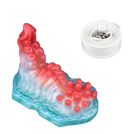 SHAZ Wireless Control Silicone Octopus/Granule Sex Grinder Strapon Grinding Hump Friction Vibration Massage Female Masturbation
