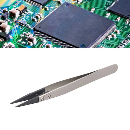 Plastic Tweezers High Accuracy  Carbon  Plastic Tweezers Anti Static for Photovoltaic for Microelectronics for Aerospace