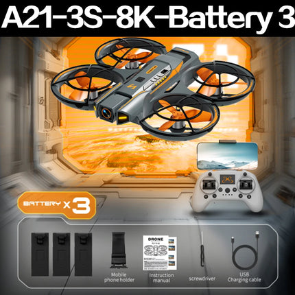 Original A21 PRO Drone 8K 5G Professional HD Aerial Photography Brushless Full Surround Drone HD Dual Camera Quadcopter Toy Dron