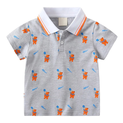 Boys Long Sleeve Shirts Size 5 Boys And Toddlers' Short Sleeve Shirts Fashion Boys Turndown Printed Shirt 한국 아동복 2026
