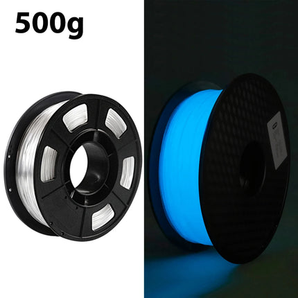 250g 500g 1Kg PETG Transparent Night Glow Blue 3D Printer Filament Consumables Material Printer 3D Printing Materials 1.75mm