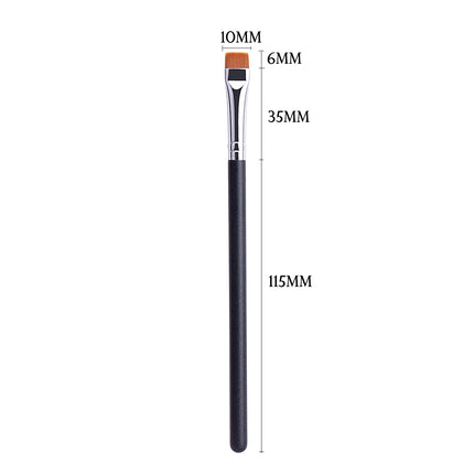212 Flat Eyebrow Brush Ultrathin Eyebrow Makeup Brushes Flat Eyeliner Brush Thin Eye Liner Brow Contour Beauty Brush Tool
