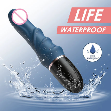 10 Modes Soft Silicone Vibrator Big Dildo Massager Female Masturbator for Couples G-spot Clitoral Stimulator Sex Toys for Women