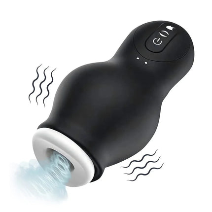 Automatic Male Masturbator Vagina Pussy Sucking Vibration Massager Real Penis Blowjob Masturbation Cup Adult Sex Toys For Men18