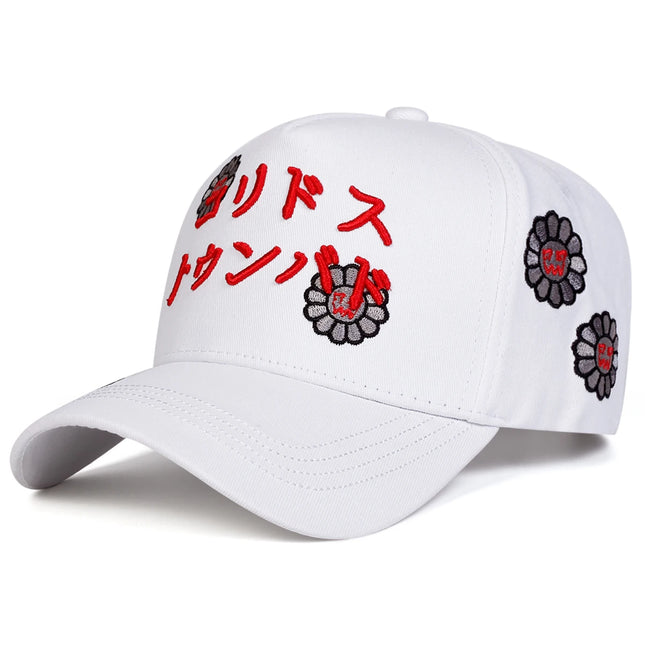 Unisex Sunflower Embroidery Baseball Caps Spring Autumn Outdoor Adjustable Casual Hats Sunscreen Hat Sports Cap