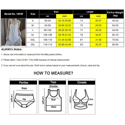 Plus Size Lingerie Lace Babydoll Chemise Nightgown Nighty Mesh Sleepwear Slip Nightdress Valentine Gifts For Women