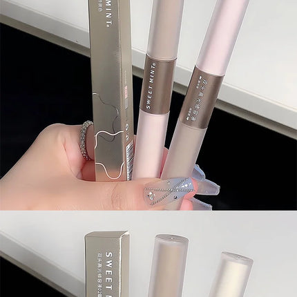 SWEETMINT Double-Ended Liquid Contour Stick - Highlight & Shadow, Long-Lasting, Easy to Use, Natural Finish