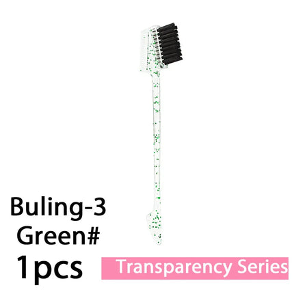 Dual Hair Edge Brush Teasing Comb 3N1 Edge Control Brush comb Holiday Gift Edges Baby Hair Eyebrow brush salon home easy use