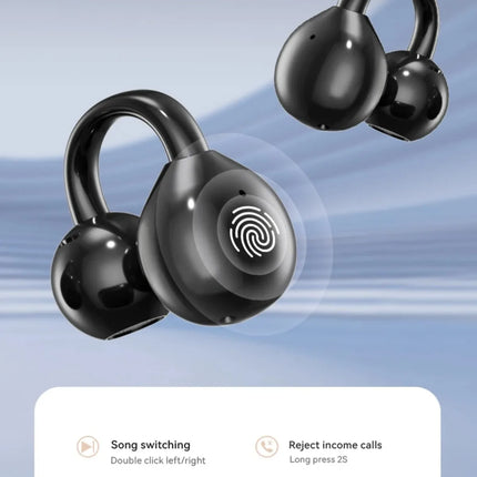 Touch Screen Bluetooth Headphones 144 Languages Real-time Translation Headphones Wireless Open Ear Clips Sports Gaming Earphone