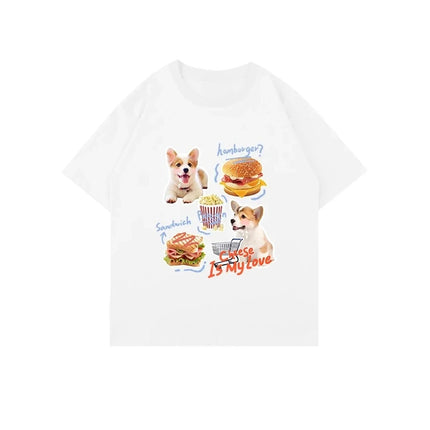 Kittens Avatar Blouse Women's T-shirt Female Y2k Clothes Girls Kawaii Tops House Pet Print Streetwear Cute Cat Graphic Clothing