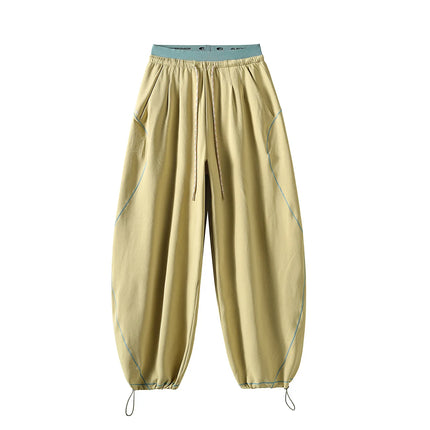 Men Women Mountain Outdoor Quick Dry Wide Leg Sport Pant Sweatpants Joggers Loose Casual Cycling Hiking Baggy Pants Trousers