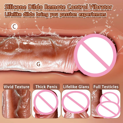 Super Realistic Dildo Waterproof Silicone Adult Sex Toys Vagina Anal Masturbator Soft Penis Dildo with Suction Cup Cock Massager