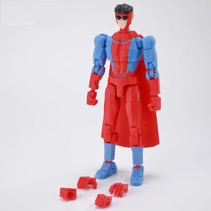 3D Printed Dummy 13 Invincible Boy Titan Model Multi-jointed Movable Action Figure Desktop Ornament Animation Model For Kids Fan
