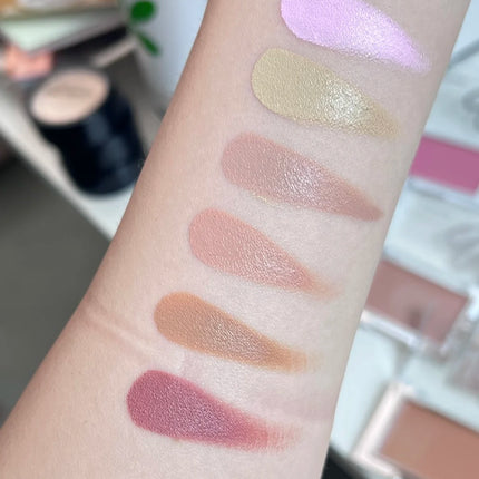 Hyntoor Blush Cream Matte Hydrating Creamy Nude Cheek Tint Concealer Cream Skin Tone Correction Easy to Apply Face Makeup