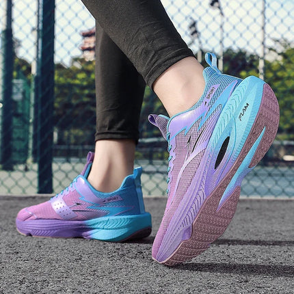 Sneakers Men Mesh Breathable Running Shoes Unisex Light Soft Thick Sole Hole Couple Shoes Athletic Sneakers Women Shoes Sport