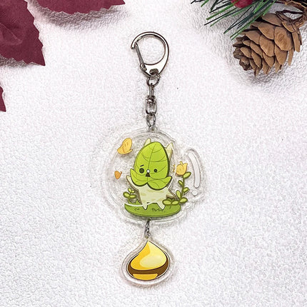 1/6Pcs Game Legend of Zelda Car Keychain Acrylic Keyrings Bag Charms Cute Backpack Pendant Funny Prop Decoration Friends Gifts
