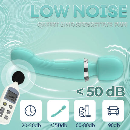 Double head vibration G Spot Vibrator Wand Womens Sex Toys Adult Sex Toys with 10 Vibrations Female Sex Toy Vibrater Dildo
