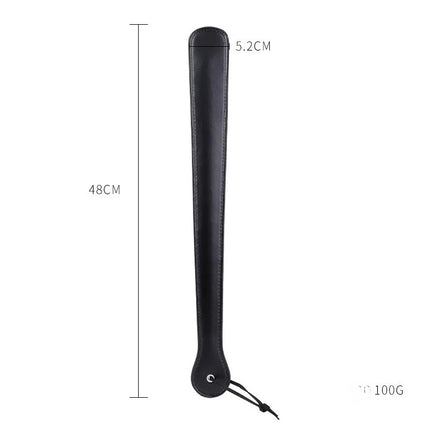 BDSM PU Leather Spanking Paddle Long Handle Fetish Slapper Bondage Slave Restraint Adult Sex Toy for Couples Role Play Gear