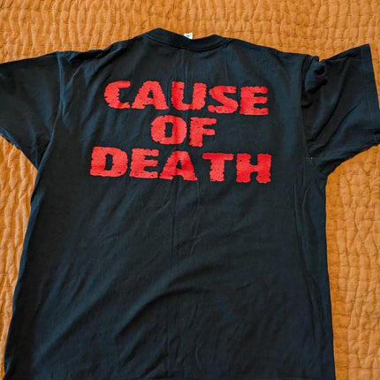 Florida 3 Death Metal Printed Short-sleeved Gothic Retro Cotton T-shirt Casual Loose Round-neck Streetwear Unisex Sportswear Top