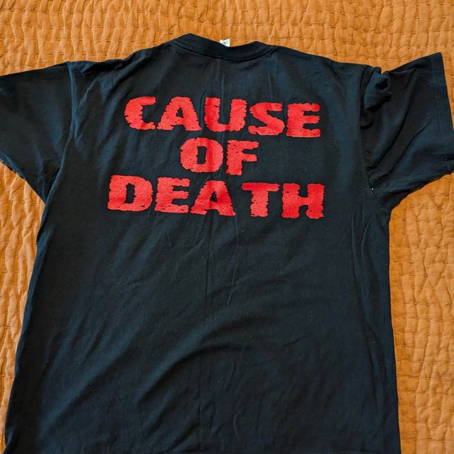 Florida 3 Death Metal Printed Short-sleeved Gothic Retro Cotton T-shirt Casual Loose Round-neck Streetwear Unisex Sportswear Top
