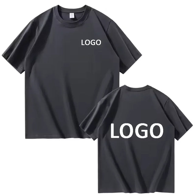 Customized Printed Men Women T-shirts Summer Loose Casual Clothing Fashion Short Sleeve Creative Design T-Shirt Custom Gifts