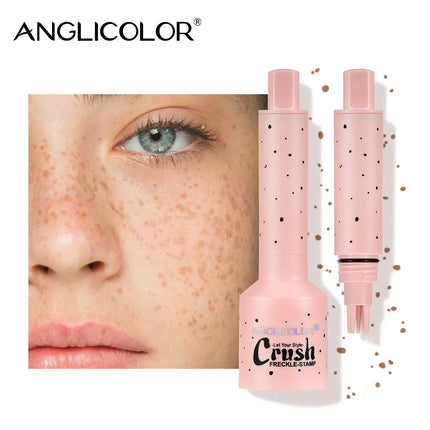 Five-point Freckle Stamp Natural Waterproof Quick Dry Liquid Freckles Pen Long Lasting Air Cushion Freckles Stick Dot Spot Tool