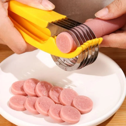 Slicer banana ham fruit ultra-thin manual creative multi-functional cutter melon cutting artifact kitchen special tool