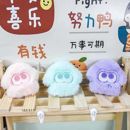 Cartoon Splatoon Inkling Plush Keychain Anime Orange Red Inkling Kawaii Animal Backpack Pendant Soft Stuffed Cartoon Toy Doll
