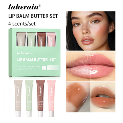 Butter Lip Balm Moisturizing Lip Gloss Oil Long Lasting Nourishes Smoothing Deep Hydration Daily Care Butter Lip Balm Makeup