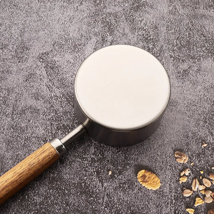 Gold Wooden Handle Stainless Steel Measuring Cups Spoons Baking Tools Coffee Measuring Spoon Set Bartending Scale Accessories