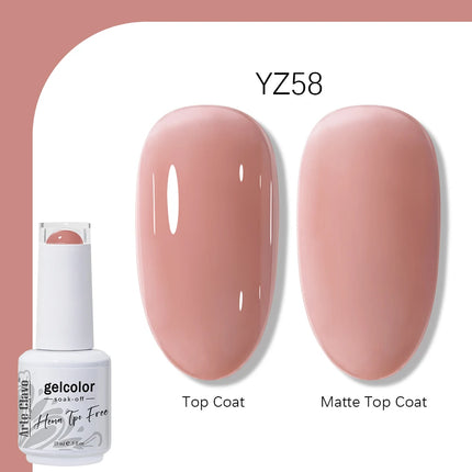 Arte Clavo TPO FREE HEMA FREE Gel Nail Polish UV Multi Use Semi Permanent Soak Off Autumn Winter Nail Art Hybrid Varnish 15ml