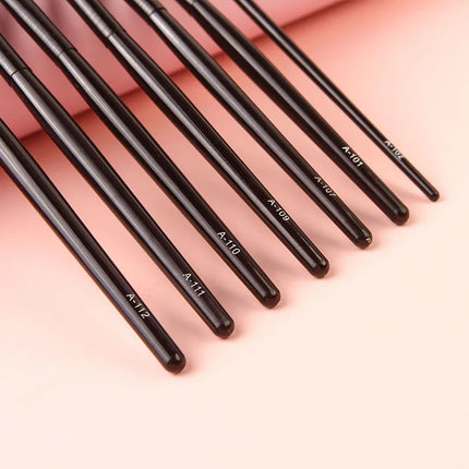 Natural Material Professional Makeup Brush Set Eye Shadow Powder Foundation Blush Contour Shadow Beauty Tool