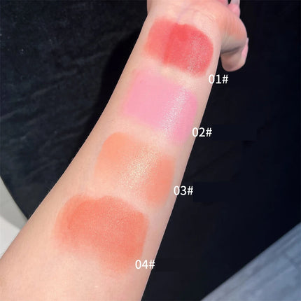 Creamy Pink Red Blush Stick Soft Face Blusher Cream Korean Makeup Peach Cheek Tint Brightening Apricot Contouring Rouge Cosmetic
