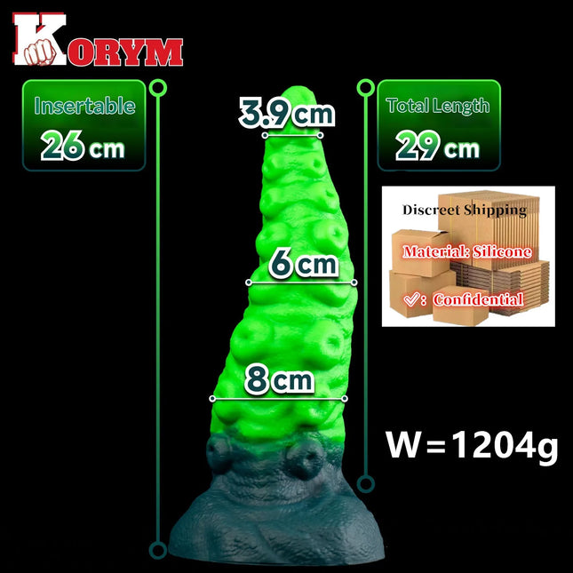 Huge Alien Tentacle Butt Plug Fantasy Anal Dildo Rear Stimulator Adult G-spot Sex Toys Waterproof Silicone Strong Suction Cup 18+