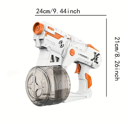 Electric Water Gun with Large Capacity Continuous Charging, Suitable for Long-Distance Beach Water Park Summer Children's Toys