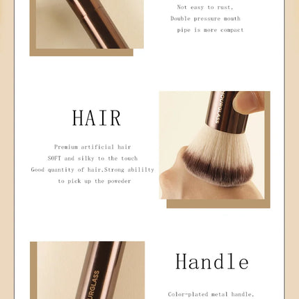 Hourglass Makeup Brush All Kinds Eyeshadow Foundation Concealer Powder Bronzer Blusher Eyeliner Retractable Professional Brushes