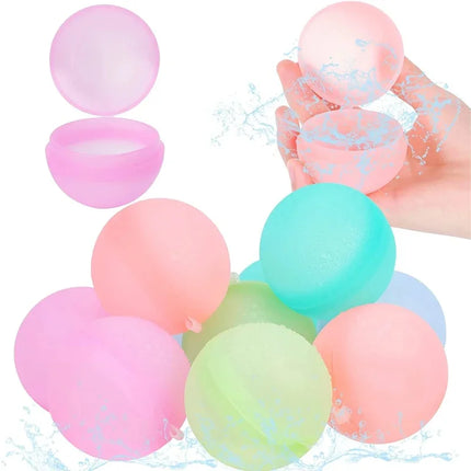 10-30Pcs Reusable Water Balloons Water Ball for Kids Outdoor Activities, Kids Pool Beach Bath Toys Water Bomb for Summer Games