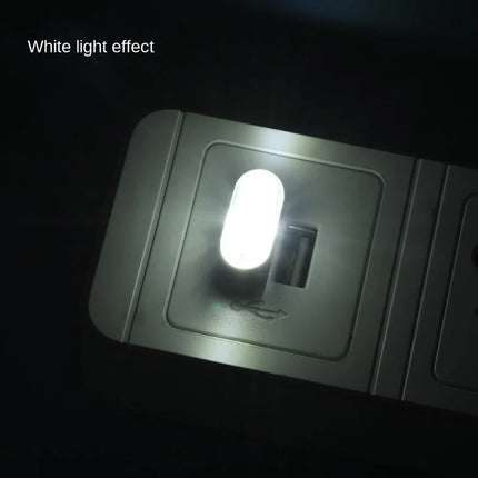 Aswesaw USB Light LED USB Night Light Modeling Car Ambient Light Neon Interior Light Car Jewelry (5 kinds of light colors)