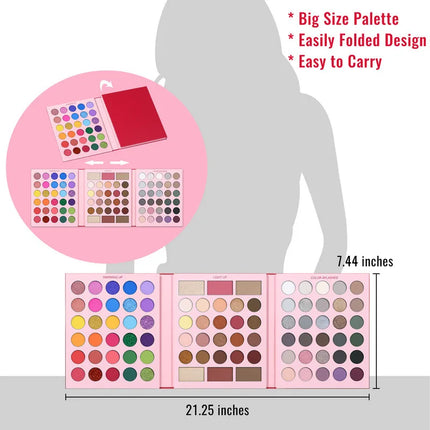 Ucanbe 86-color Pretty All Set Eyeshadow Palette Comprehensive Set