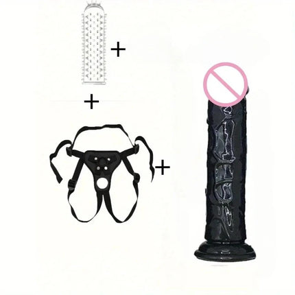 Wearable Strapon Penis for Lesbian G Spot Erotic Stimulator Adult Standard Size Panties Strap on Dildo Pants Sex Toys for Women