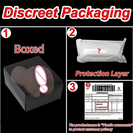Sex Toys for Men 2-in-1 Artificial Vagina Pussy Anal Soft Silicone Male Masturbator Portable Masturbation Cup Pocket Pussy Porn
