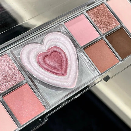 12-Color Tea Apricot Eye Makeup Palette Low Saturation Eyeshadow Palette Pearlescent Matte Shimmer Earth Color Eye Shadow Beauty