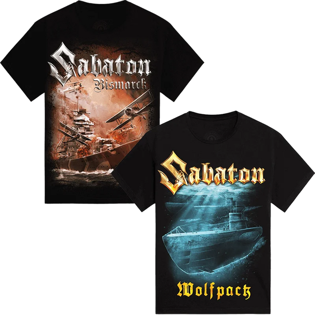 Sabaton Fleet Kriegsmarine Album T-shirt Heavy Metal Rock Band Oversized Y2k T-shirt Women Men Streetwear Harajuku Male Clothing