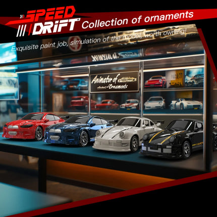 KF20 1:64 RC Drift Car 2.4G High-Speed Racing Car Four-Wheel Mini Desktop Remote Control Car Electric Toy Electric Toy Kids