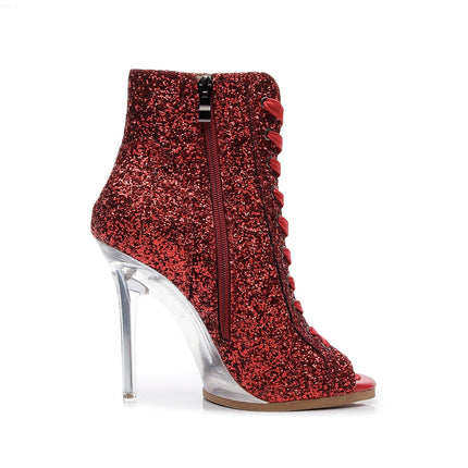 2023 New Fashion Women Heels  Lace-up Boot Stilettos Jazz Dance Lady Shoes For Latin Dancing Outdoor Sexy Stilettos Plus Size