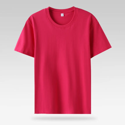 Women 100% Cotton T Shirts.Casual Female Regular Fit Soft Tees Short Sleeve Summer Tops.Yellow Pink Green White