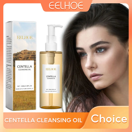EELHOE Centella Cleansing Oil Makeup Remover Refreshing Clean Pores Oil Control Hydration Centella Asiatica Facial Cleansing Oil