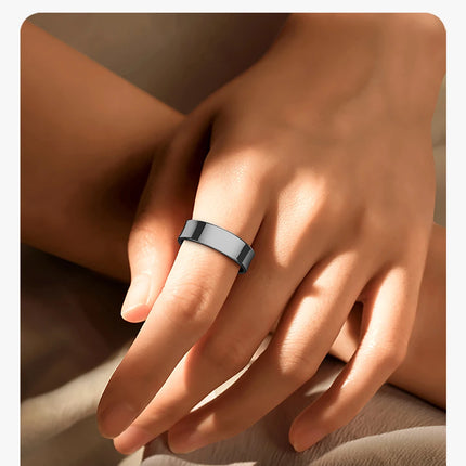 2024 COLMI R09 Smart Ring Men Women with Charging Case, Body Temperature Health and Sleep Monitor For Xiaomi Samsung Phone