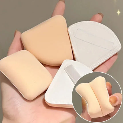1/5/10PCS Triangle Shape Makeup Sponge Puff Dry Wet Dual-use Soft Cotton Candy Air Cushion Foundation Powder Puff